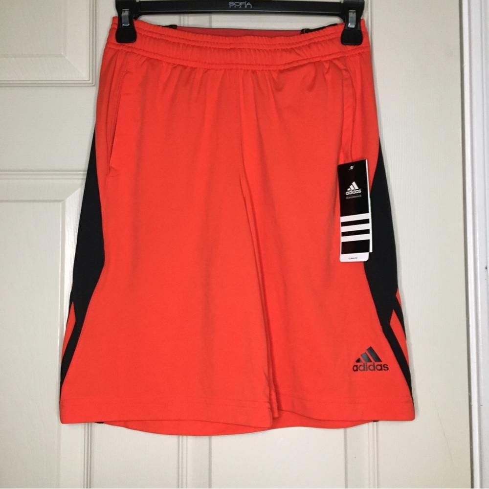 NWT Adidas Climacool Men’s Short Orange Red